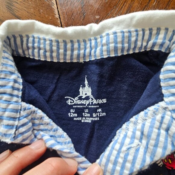 Sale 🎉🥳 4/$25 or $10 Disney Mickey Mouse Little Boy Onesie Size 12M - Picture 3 of 4